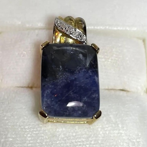 ソーダライト ストーン 925 シルバー ペンダントトップ