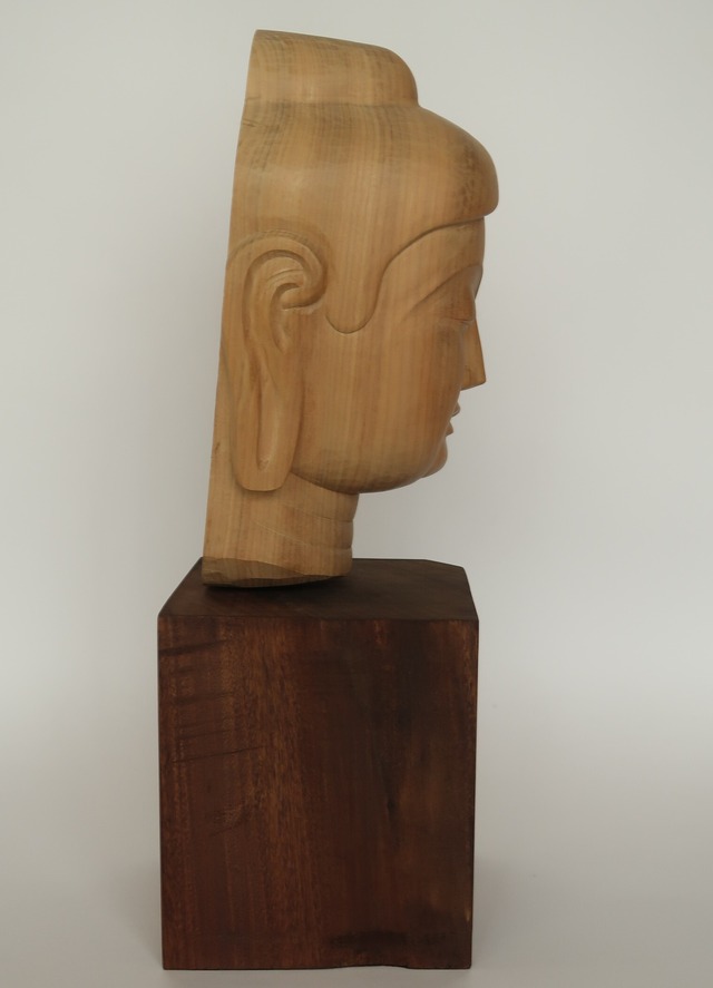 The Quiet Buddha ― An Original Shakyamuni Buddha Head by Tessō Mori
