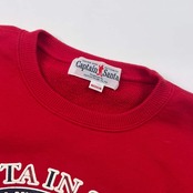 CAPTAIN SANTA キャプテンサンタ プリントデザイン スウェット トレーナー M/レッド メンズ