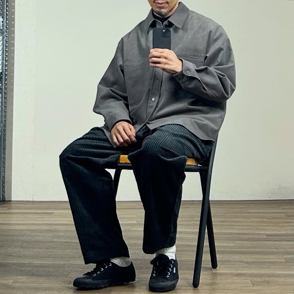 25AW》【STILL BY HAND】3.5W CORDUROY TACK EASY SLACKS スティルバイ