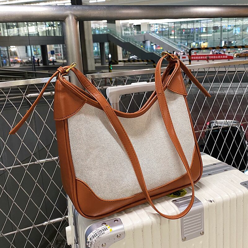 レディースサマーショルダーバッグ 夏物 メッセンジャーバッグ 手作りハンドバック6961390349