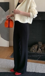 【新作5%OFF・3日間】Stretch Boots-cut Pants_onecolor