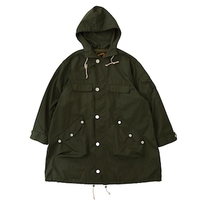 T/C POPLIN HOODED COAT / T/C ポプリンフーデッドコート (KHAKI)