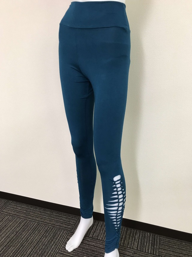 レギンス デザインレギンス ブルーグリーン　RG0017