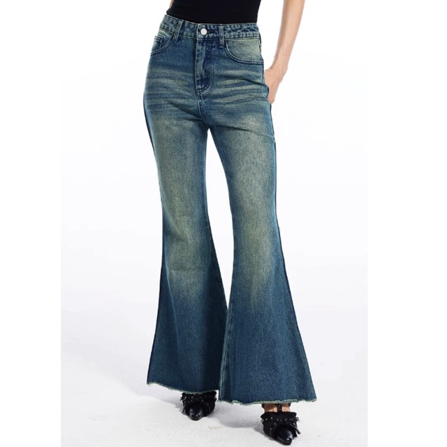 Flare Denim Jeans E6247