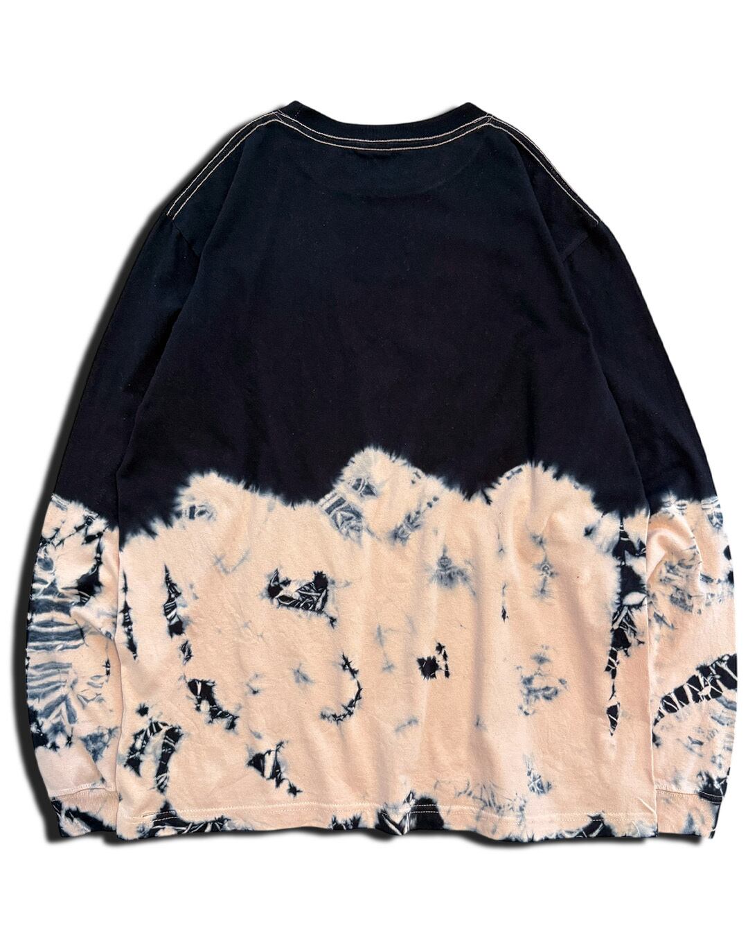たいたいよう 数量限定生産】黒染めタイダイL/S T-shirts 夜桜の香り | 唯一無二の服