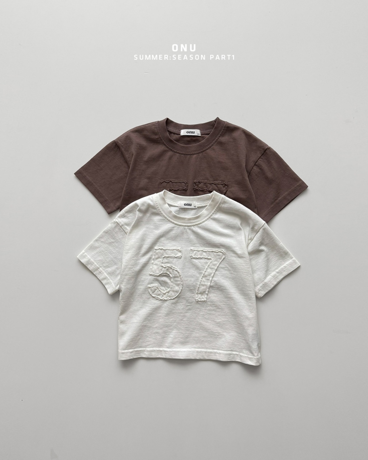 【取寄/韓国直送】ONU  25/SM 数字パッチTシャツ