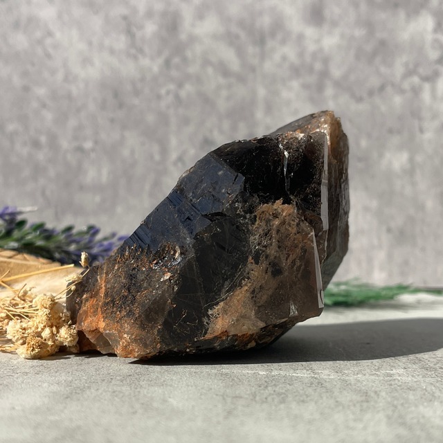 【マラウィ産 スモーキークォーツ】煙水晶 ⑧ 鉱物 天然石 パワーストーン