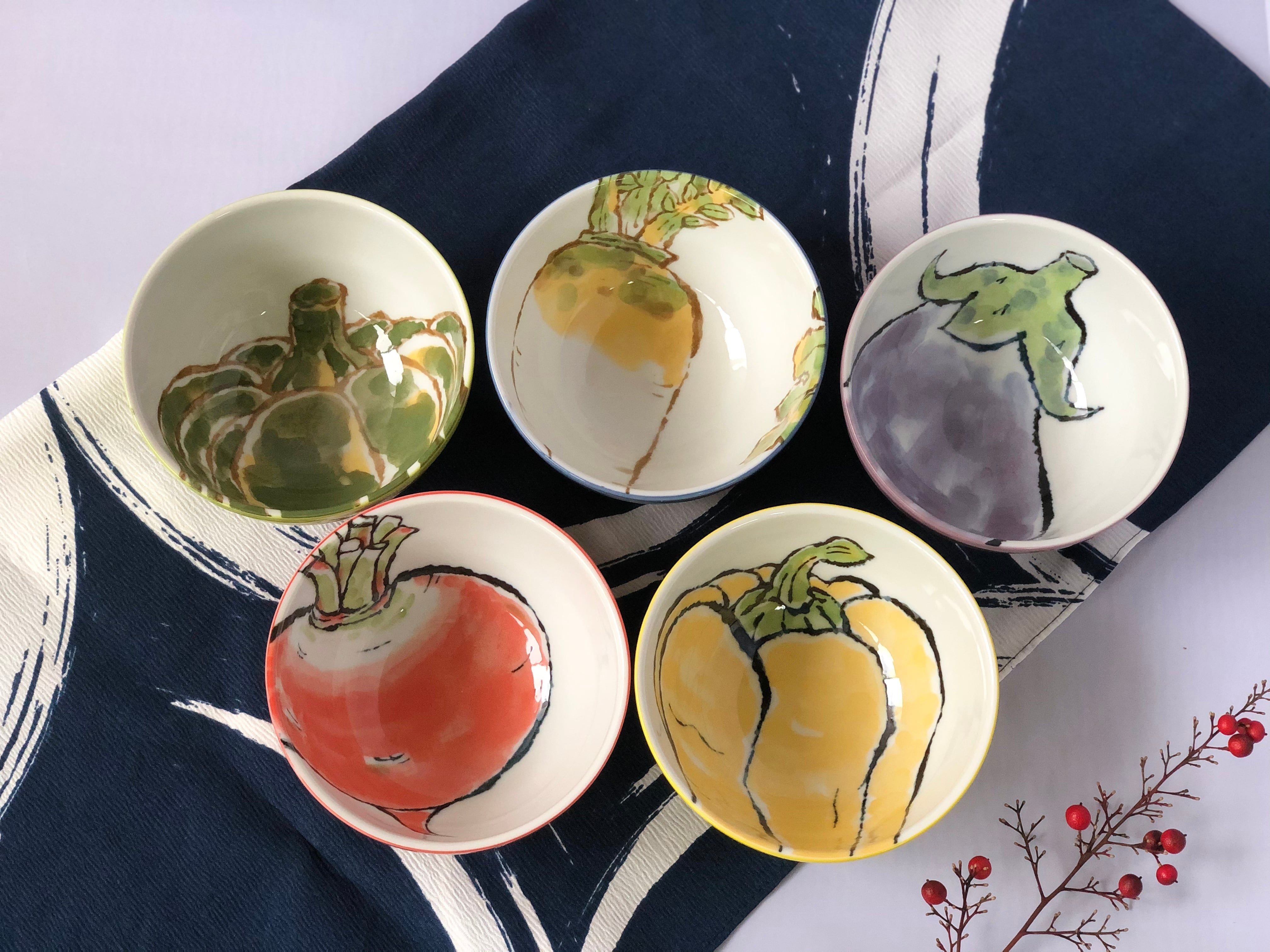 絵手紙シリーズ 大根 LB型70盛皿 | FUTADA