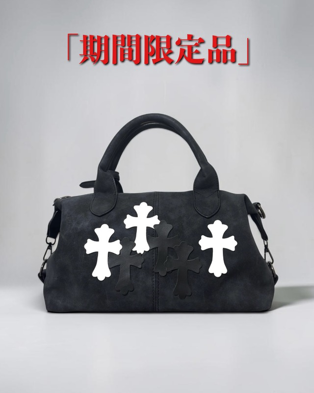 【限定品】CROSS PATCH BAG【BLACK】
