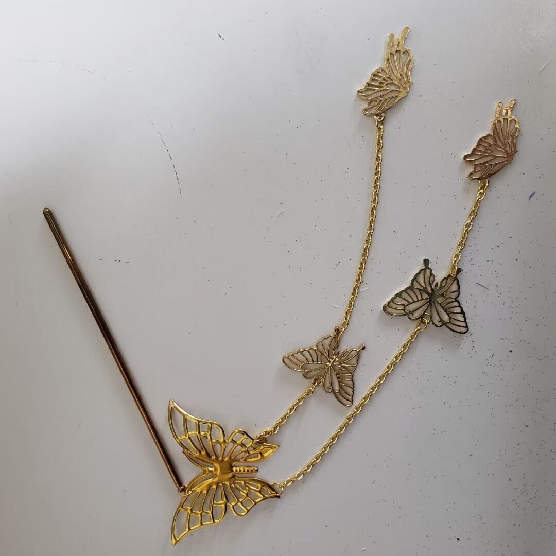 11 髪飾り ダリア 赤白がセット 髪飾り 成人式 花魁 振り袖 Espoir Hana 髪飾り