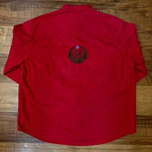 ナスングワム【Nasngwam】Indian motif Denim Shirt　Lサイズ