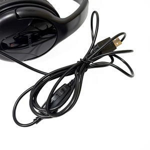 エレコム 両耳 大型 USB 有線 ヘッドセット HS-HP02SUBK オンラインゲーム、Web会議、音声チャットに最適