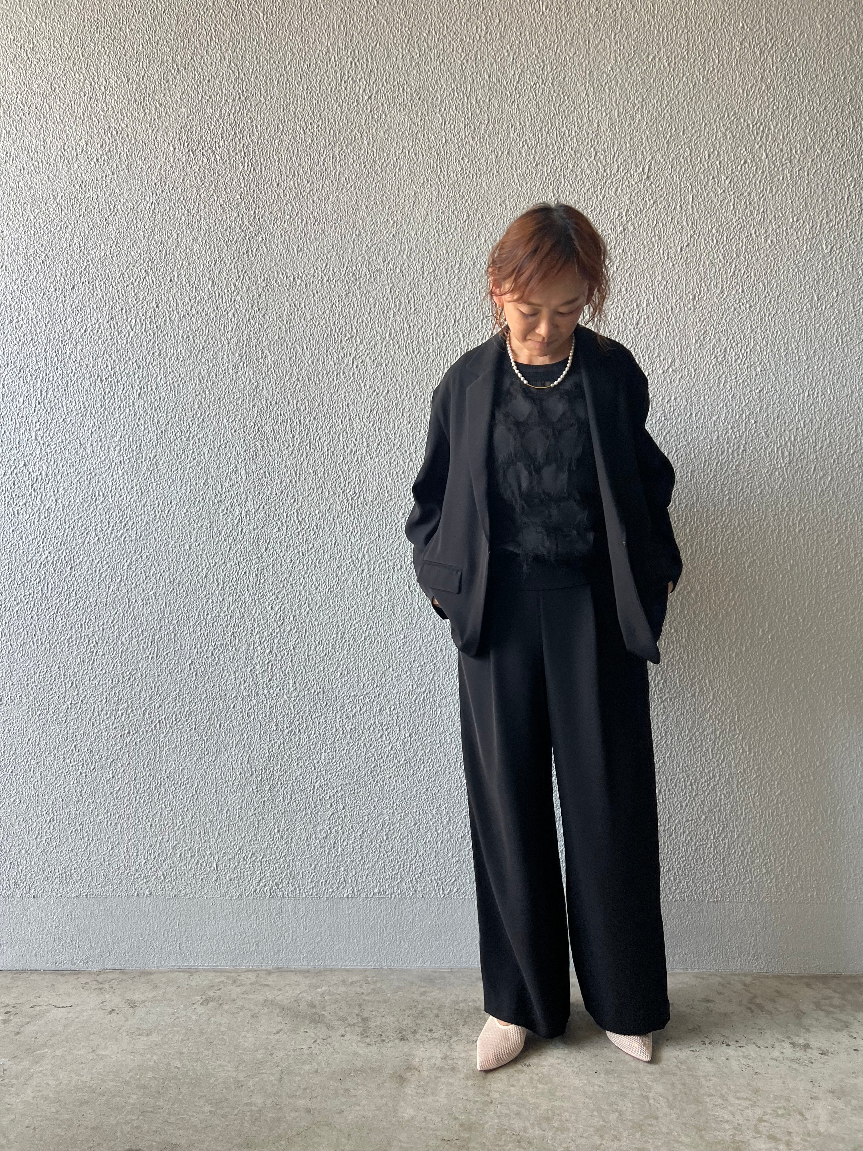 【cafune】万能とろみパンツ　セットアップ可　535630