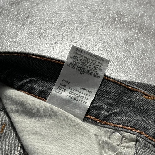【W40 L32】 メキシコ製 usa levi's 先染ブラック 559 詳細写真6