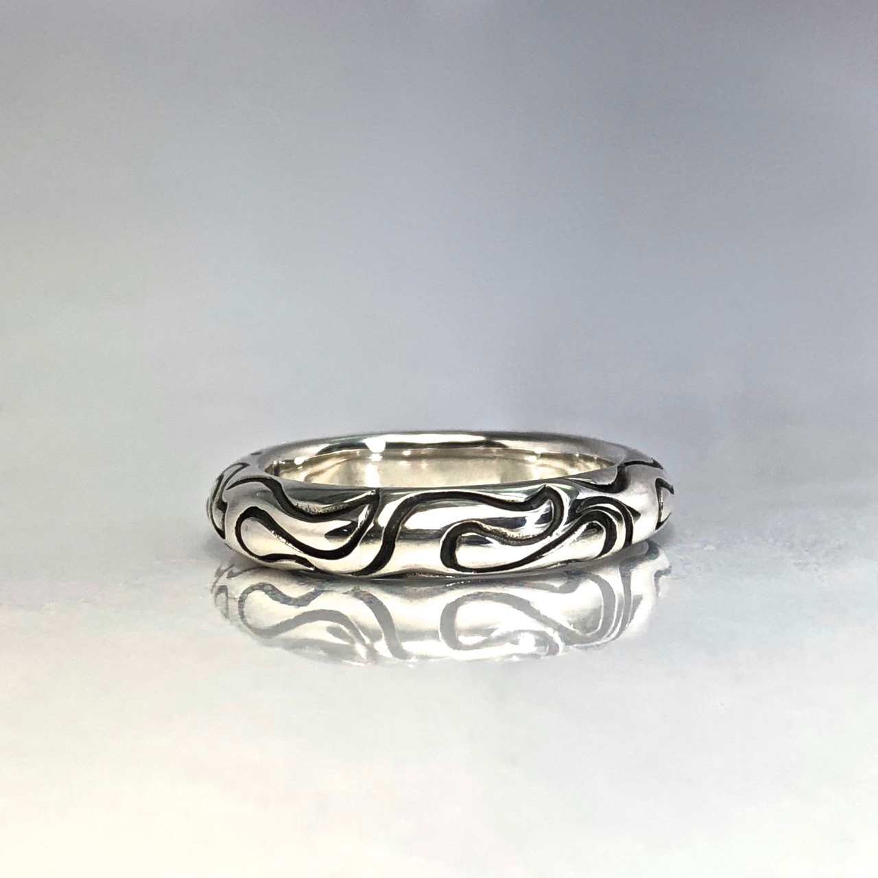 FLAME BAND RING / フレイムバンドリング