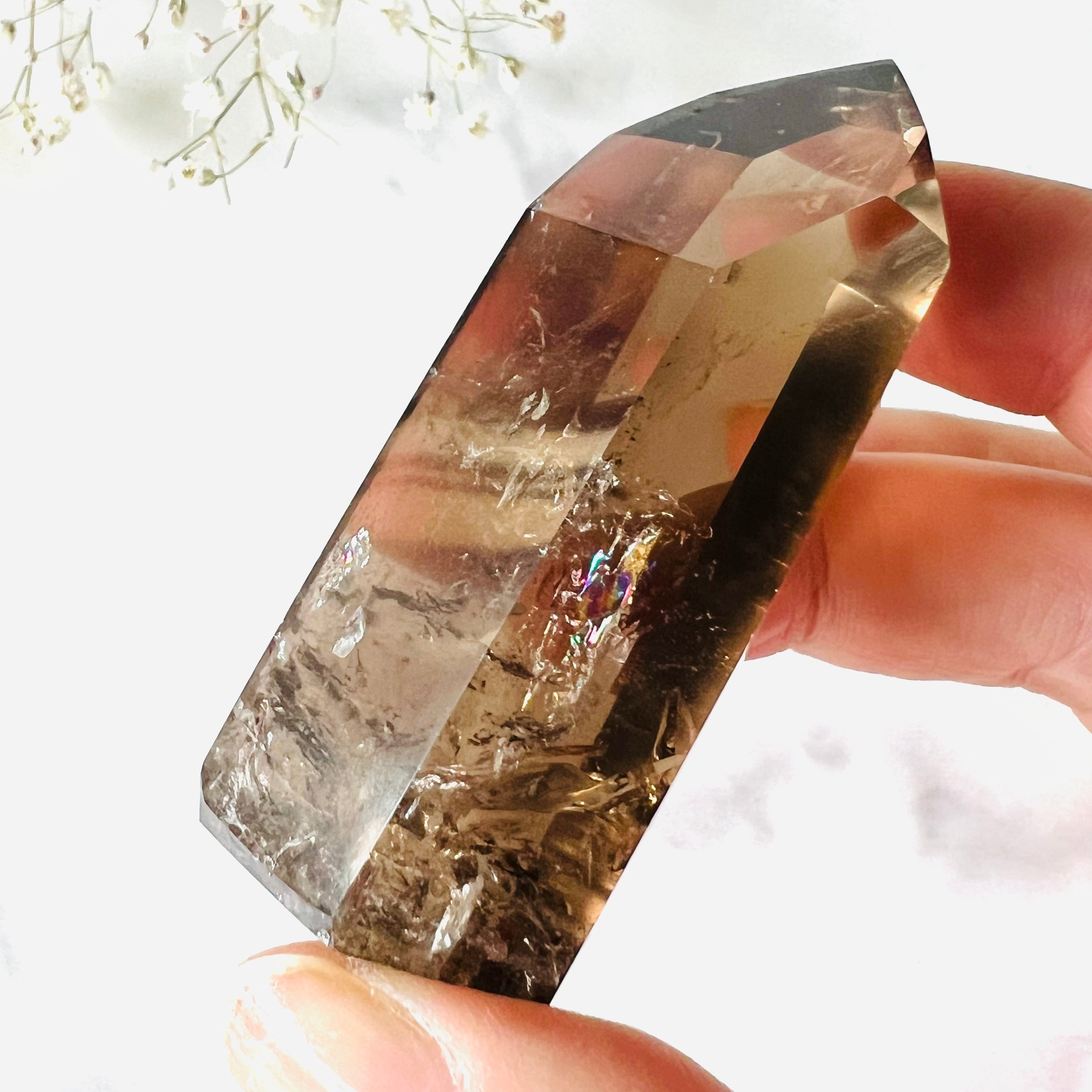 ブラジルバイーア州産 スモーキークォーツポイント | Mt.Sophia 天然石
