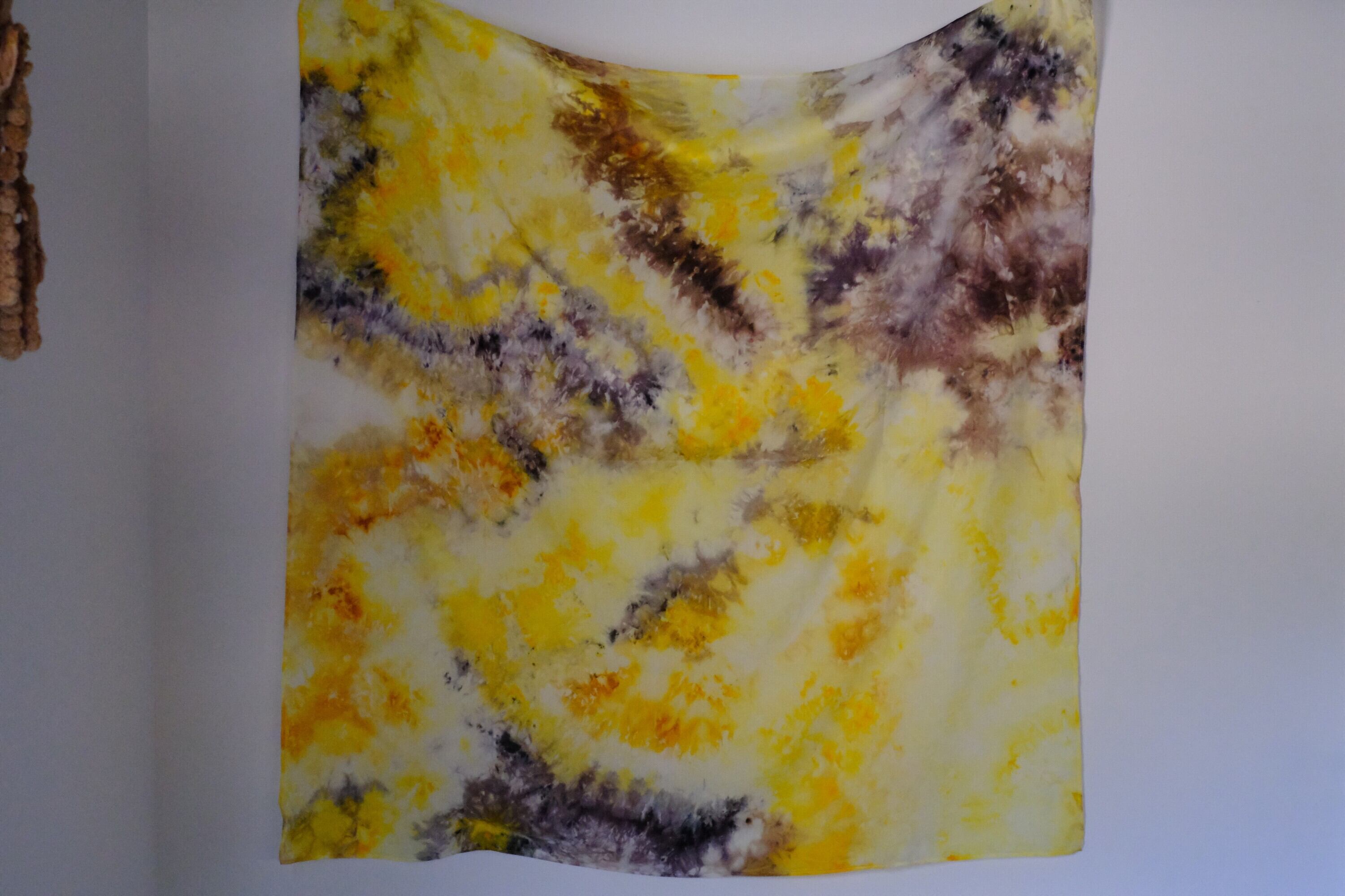 コットンシルクスカーフ　o-0534