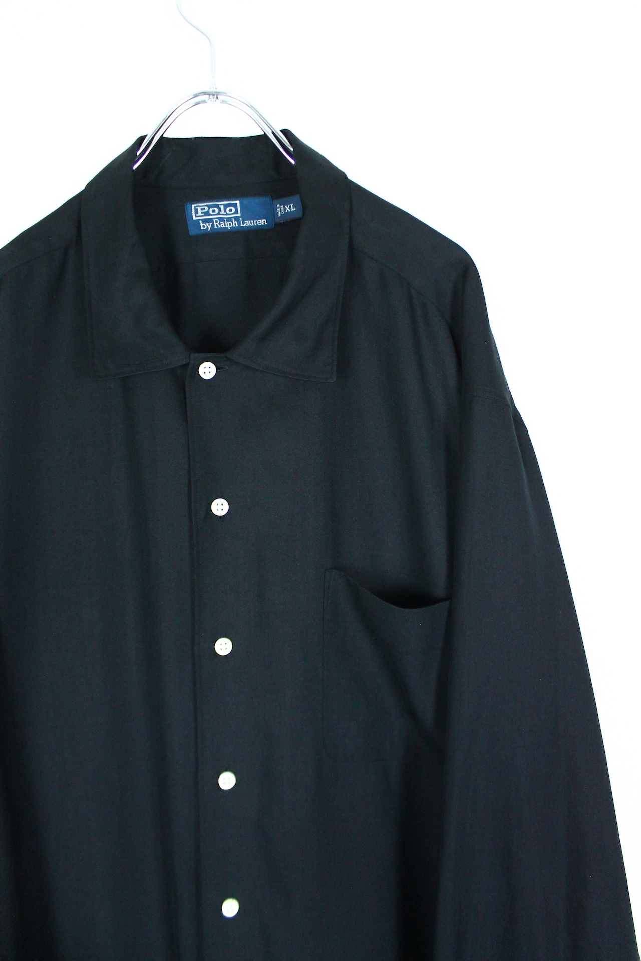 Polo by Ralph Lauren シルク×コットン×リネン ソリッドシャツ 【0072 