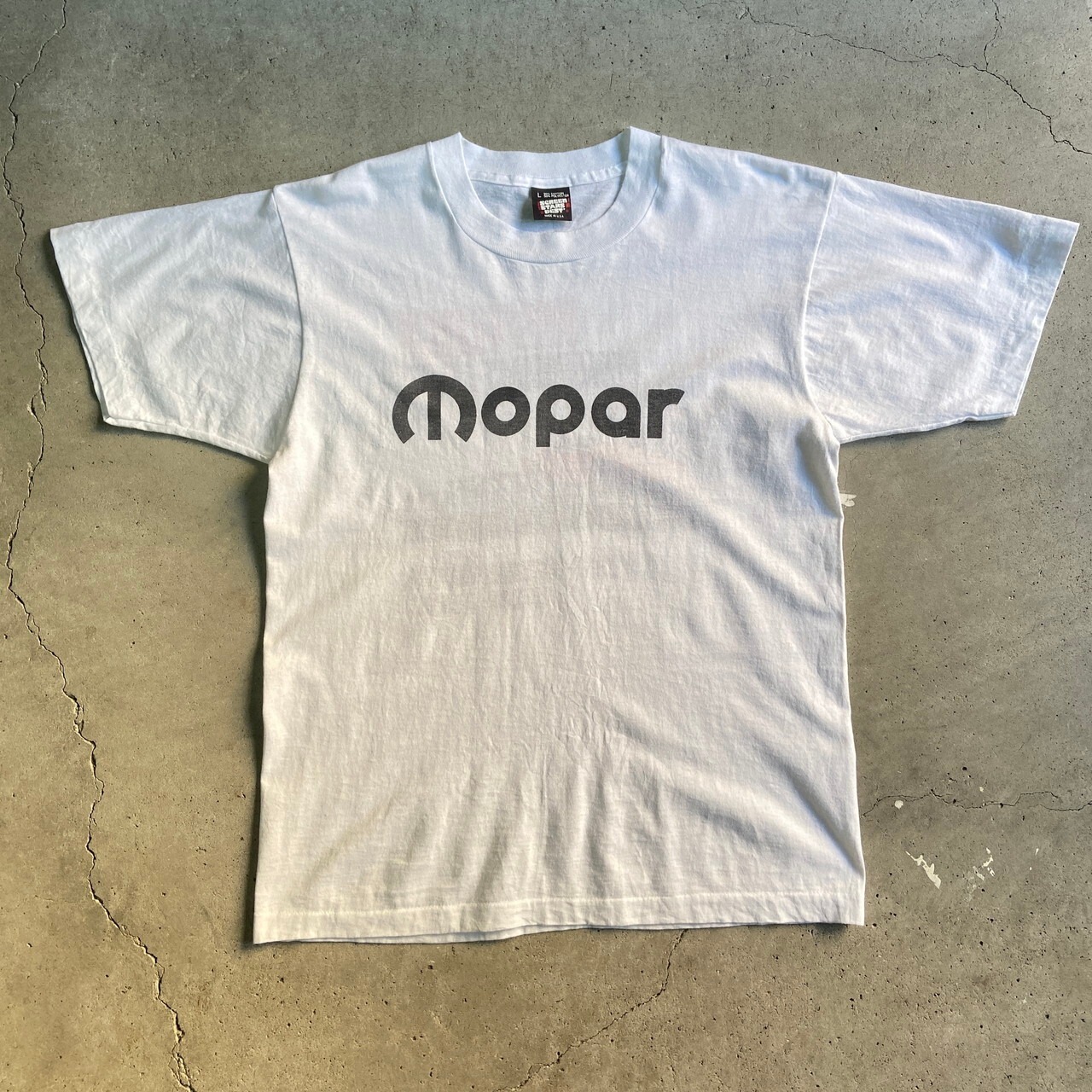 90年代 USA製 mopar クルマ 企業ロゴ 両面プリント Tシャツ メンズL 