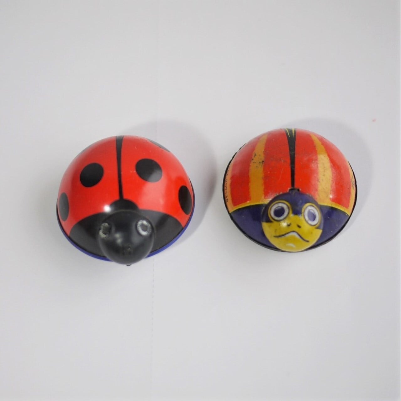 ブリキのてんとう虫2P フリクション ティントイ 西ドイツ