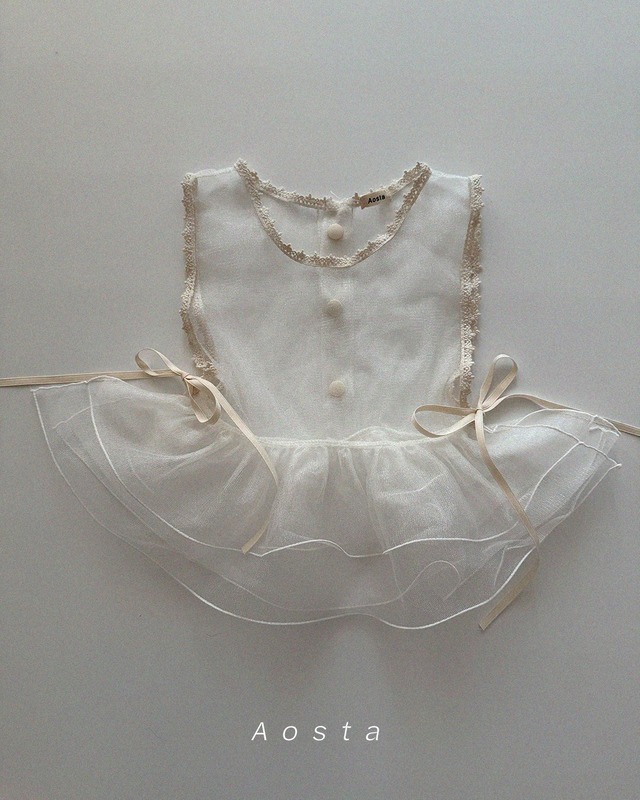aosta［取寄］lace simple vest 26summer