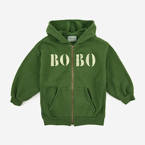 BOBO/Bobo White hooded sweatshirt/222AC049