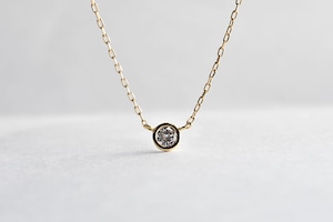 『一粒』ダイヤモンドネックレス  0.23ct / K18YG