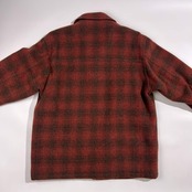 Crocodile クロコダイル チェック 中綿 ウール CPOジャケット M/レッド系 メンズ