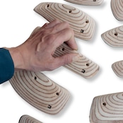 【木製クライミングホールド】K.HOLD XS-3 10P