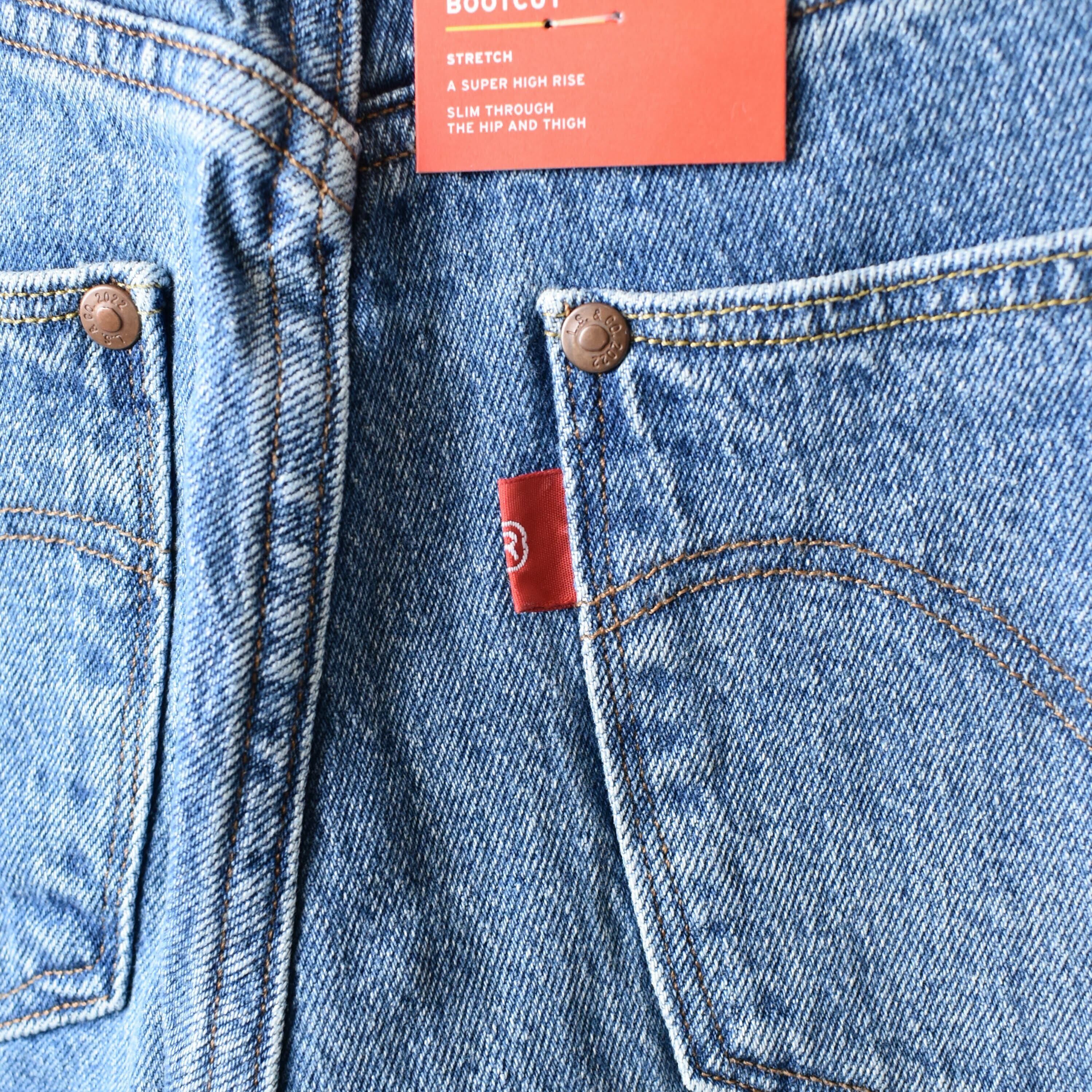 [NEW] LEVI'S RED RIBCAGE BOOT ライトブルー A2680-0002 28inch