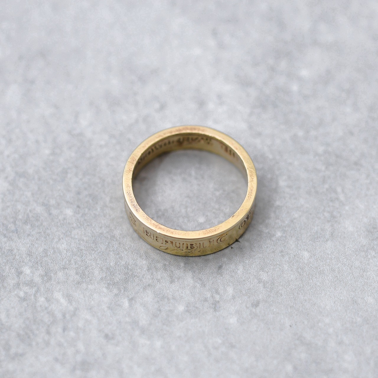 ケニア 5セント コインリング｜KENYA 5CENTS COINRING