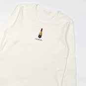 INGEBORG インゲボルグ 口紅 ルージュ 長袖 Tシャツ カットソー/ホワイト レディース