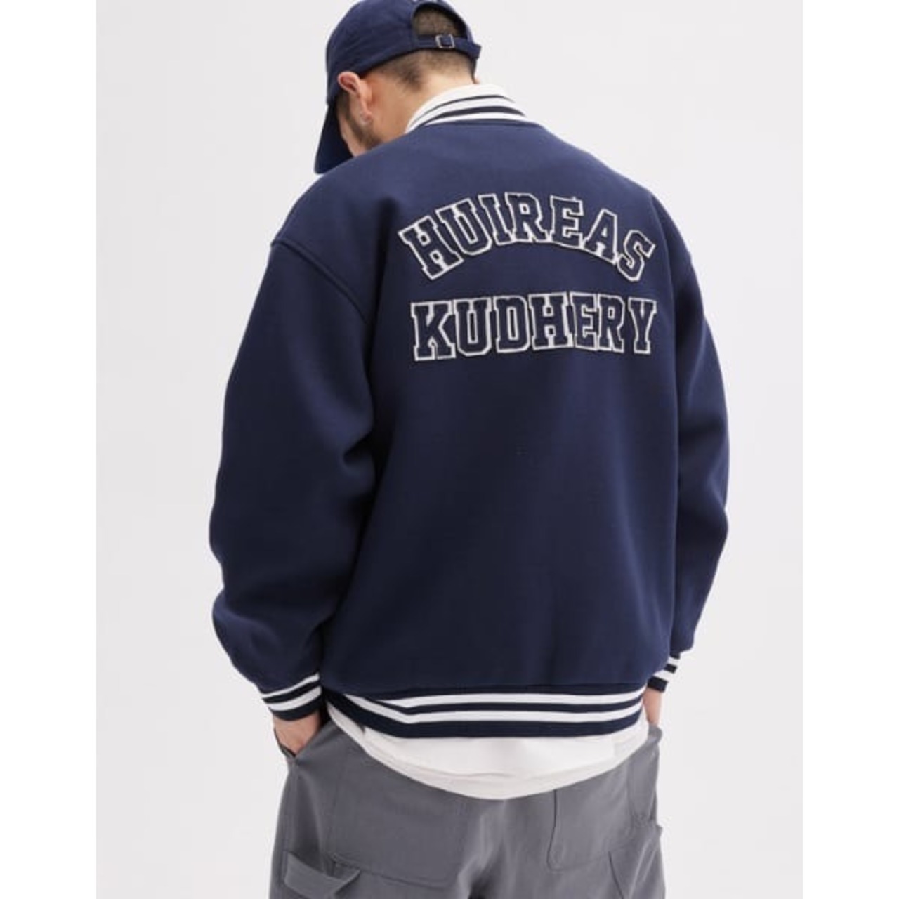 Embroidered sweat jacket 0408 - 9