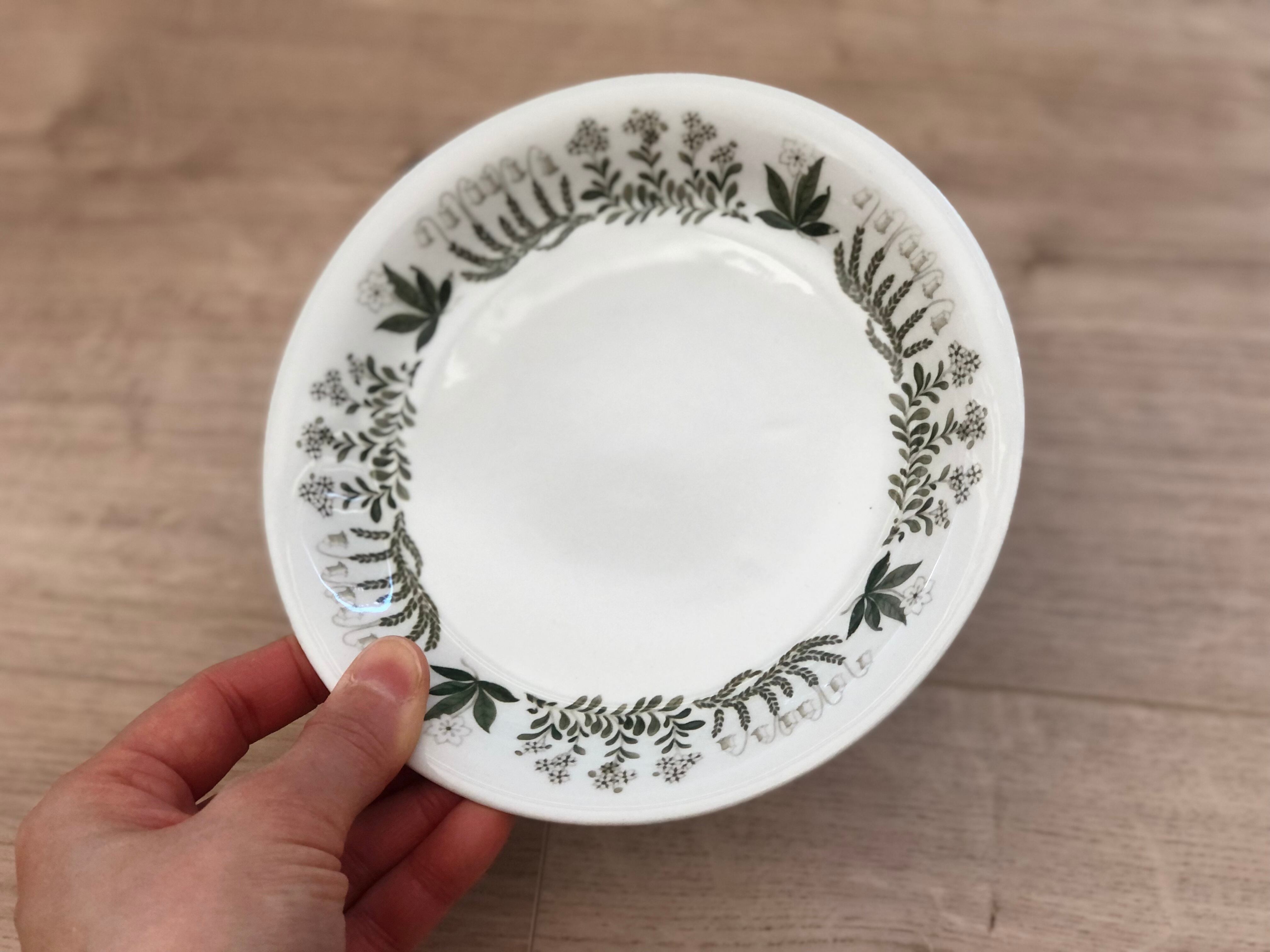 arabia POLARIS 16.5cm plate | ポラリス プレート 草花 ヴィンテージ