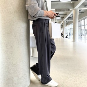 ダブルプリーツベーシックパンツ　1156
