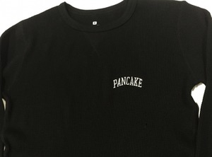 ARCH LOGO WAFFLE LONG SLEEVE TEE / PANCAKE