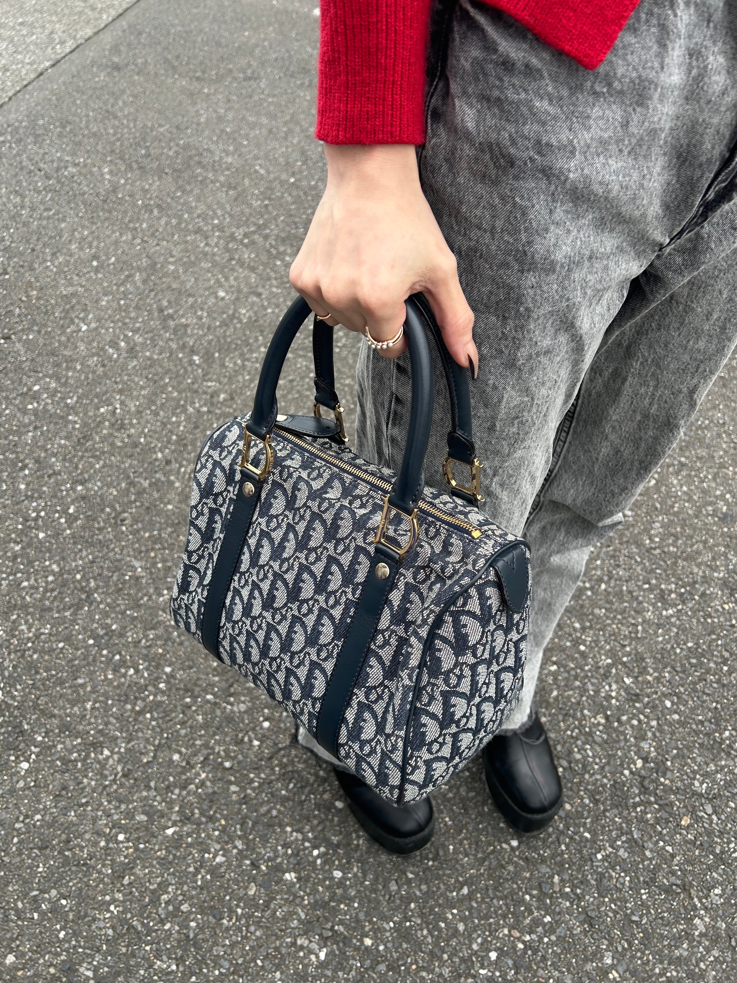 Christian Dior クリスチャン ディオール トロッター ハンドバッグ