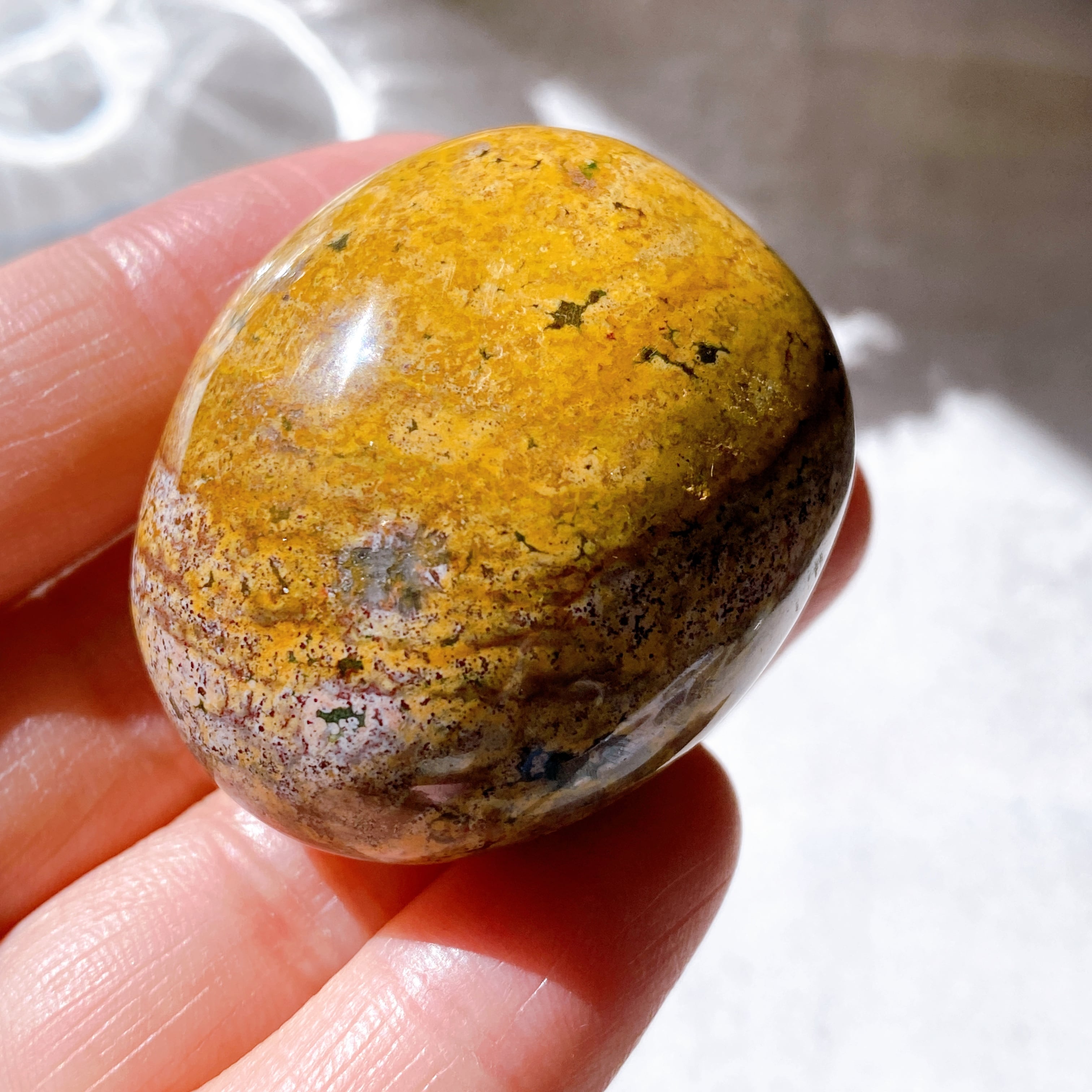 オーシャン ジャスパー 3◇Ocean jasper 碧玉 握り石 天然石 オーシャン ジャスパー 3◇Ocean jasper 碧玉 握り石 天然石