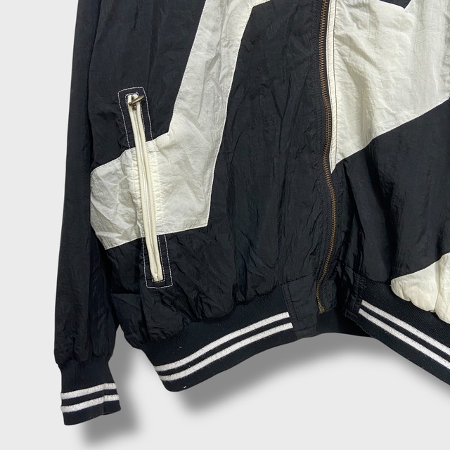 90s NIKE エアジョーダンコレクション ナイロンジャケット モノトーン L