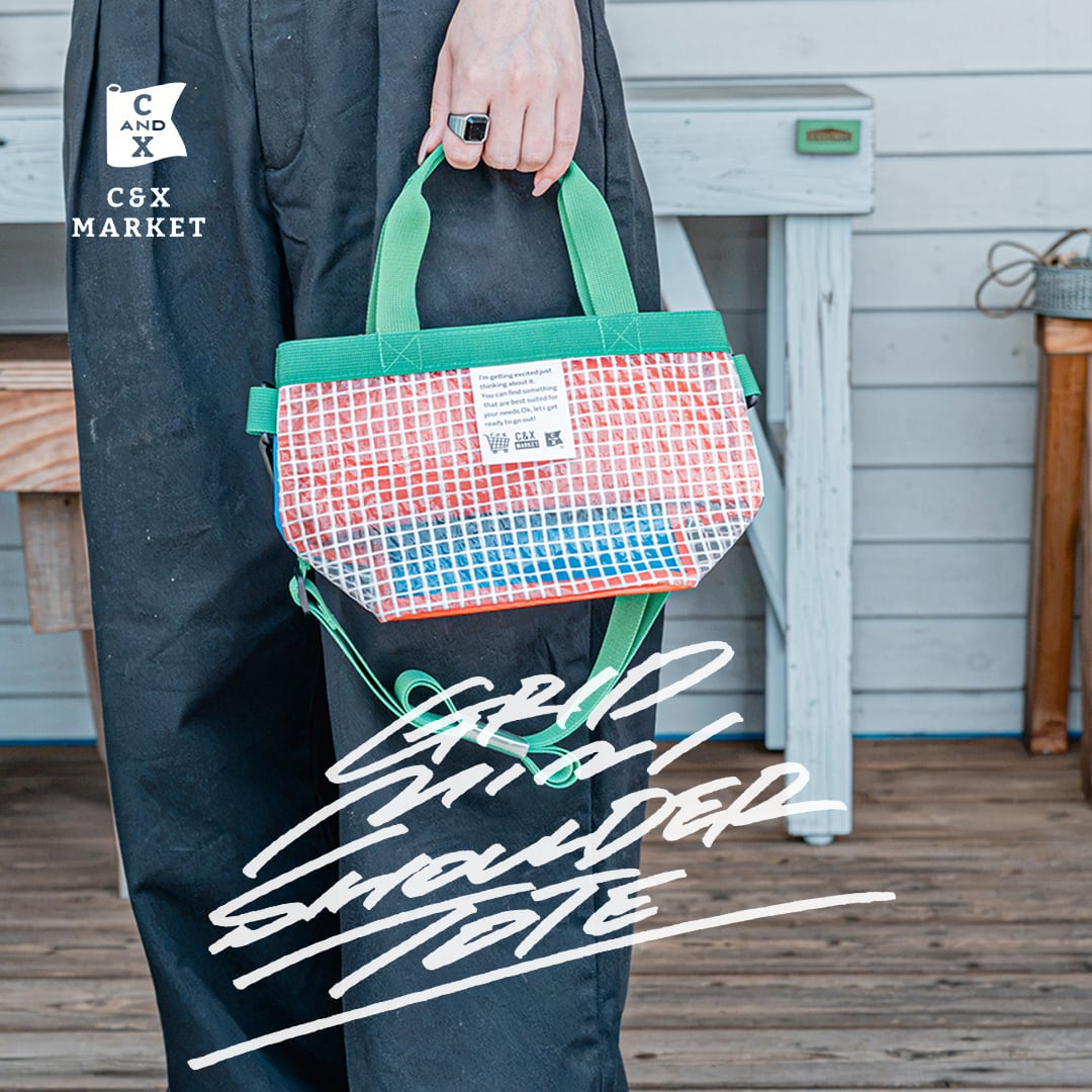 C&XMARKET / グリッド ミニショルダートート｜MINI SHOULDER TOTE