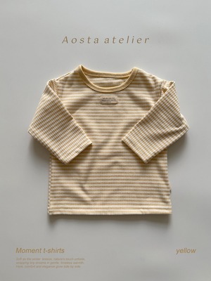【Aosta】 モダンティ／イエロー（70–110cm）2025冬