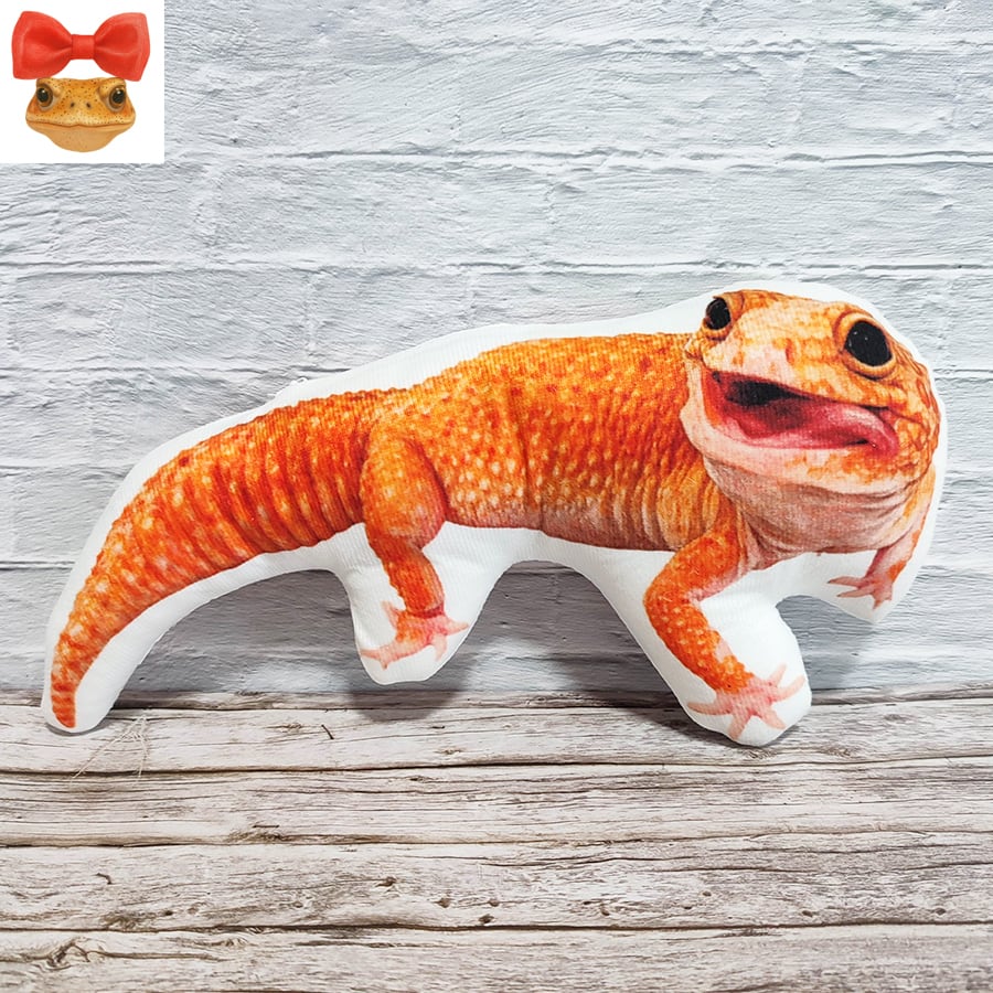 ◇レオパのぬいぐるみクッション① | KAORI creatures