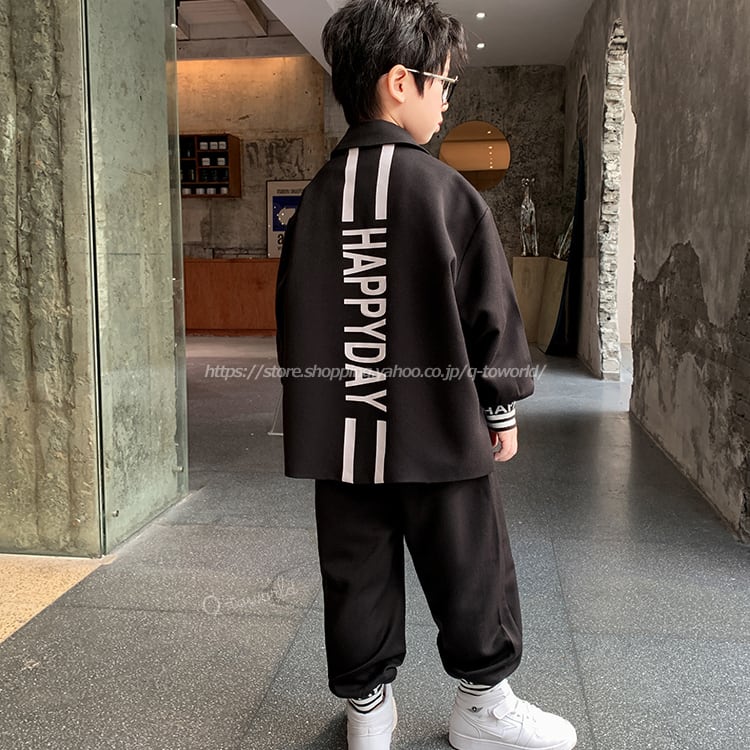 110 170 2点セット ジャケット パンツ フォーマル スーツ 男の子 韓国版 韓国子供服 子供服 Q Toworld キュートワールド 子供服 メール便は何点でも送料の合計は280円