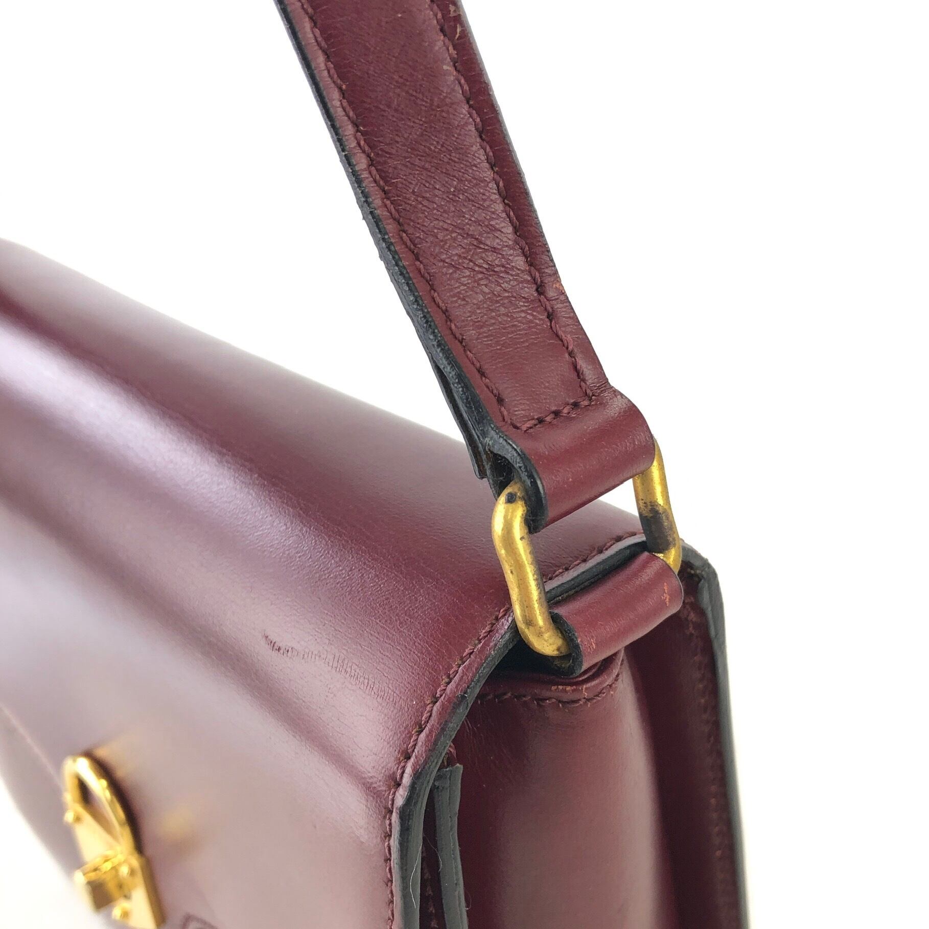 CELINE セリーヌ カデナ ターンロック レザー クロスボディ ショルダー