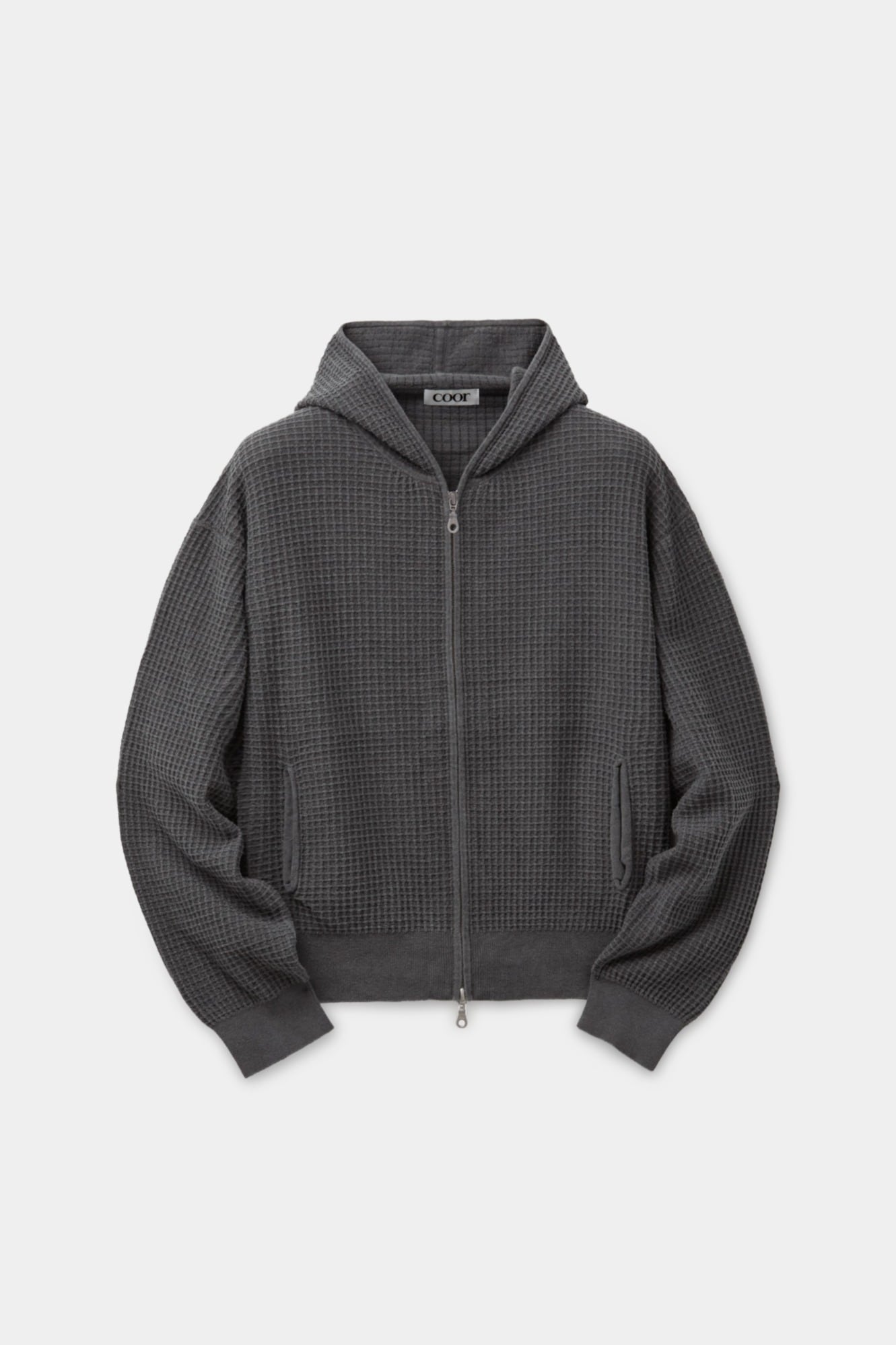 3/24発送 [COOR MEN] Vegetable Leather A-2 Jacket (Black) 正規品