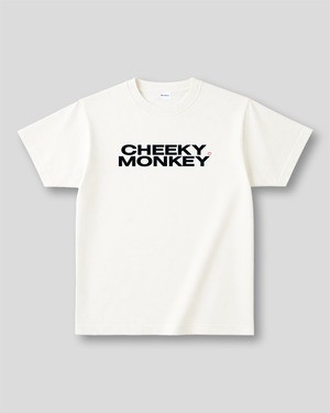 MM CHEEKY MONKEY S/S TEE  WHITE