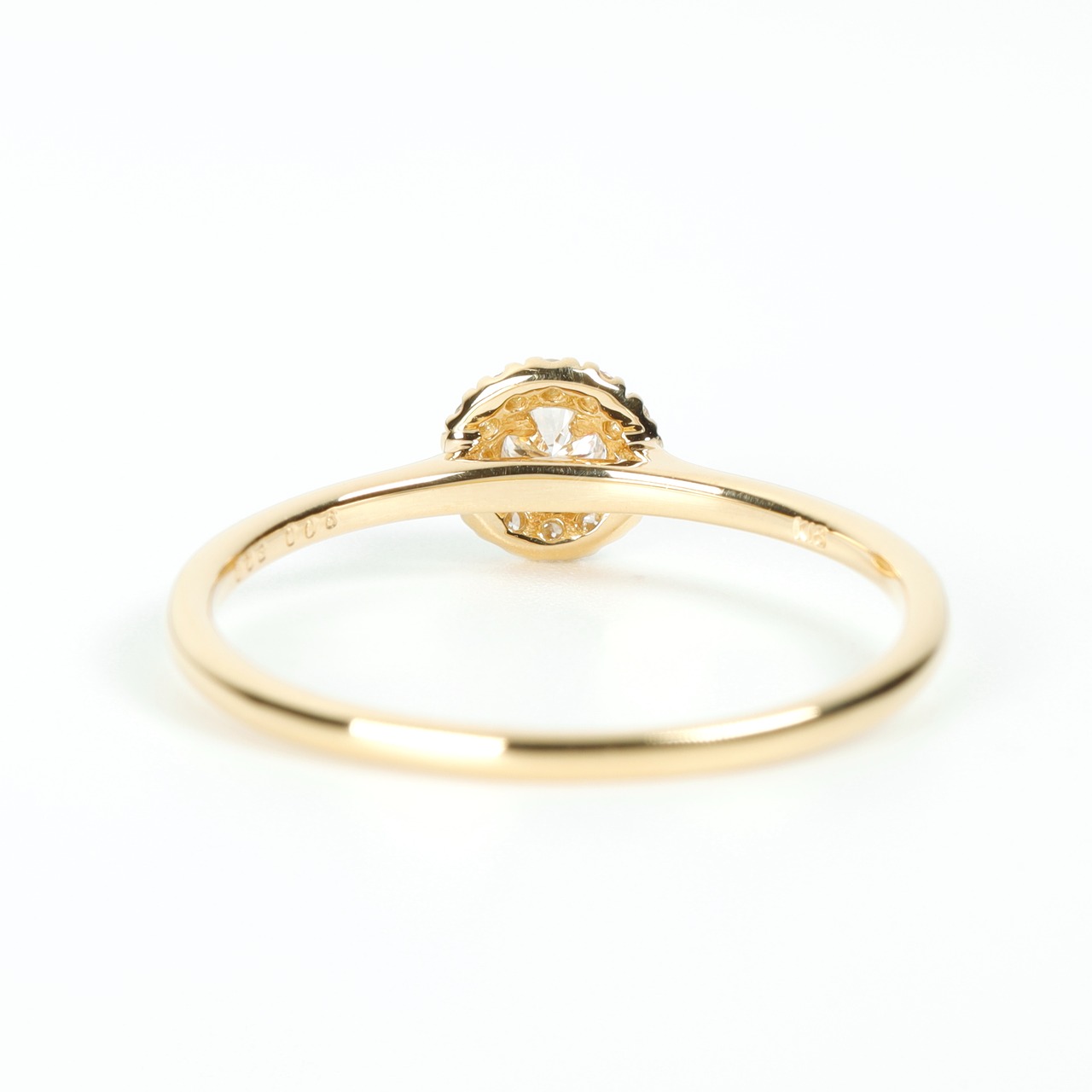 ダイヤモンド リング H&C K18 / 0.080ct / 0.060ct