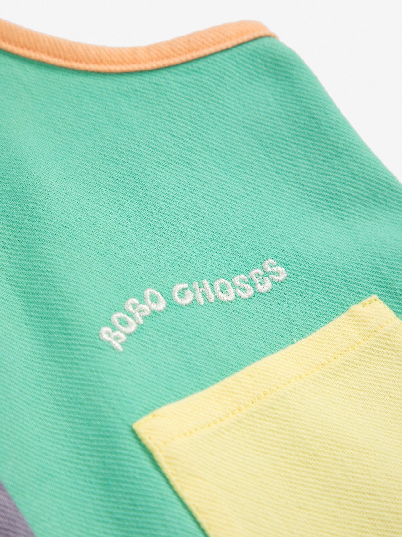 BOBO CHOSES / Baby Color block woven playsuit