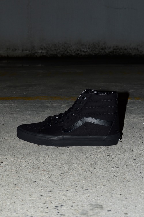 VANS SK8-HI Classic Line ALL BLACK (Black×Black) VN000TS9BJ4 バンズ スケハイ オールブラック
